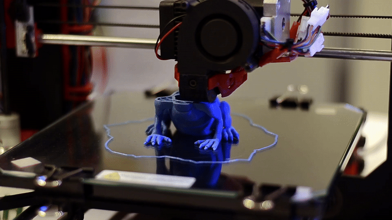 3D tlač animácia